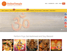 Tablet Screenshot of onlinetemple.com